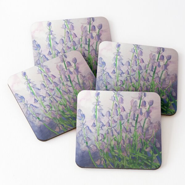 Item preview, Bluebells watercolour painting  designed and sold by esvb.