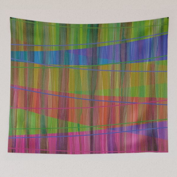 Item preview, Zig Zag Wall Map designed and sold by Alexandria Levin.