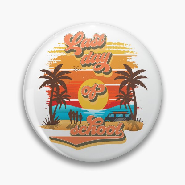 Item preview, Last day of school Retro quote groovy teacher vacation designed and sold by HomeCoquette.