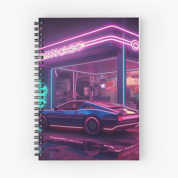 Item preview, Neonopolis futuristic cars design designed and sold by SpicyGraphicArt.