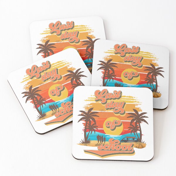 Item preview, Last day of school Retro quote groovy teacher vacation designed and sold by HomeCoquette.