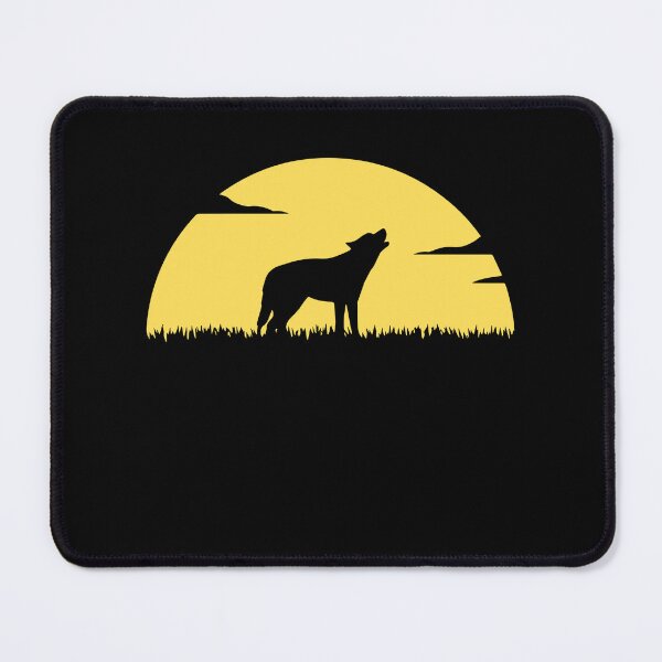 Item preview, The Howling Wolf And The Moon designed and sold by kocakashop.