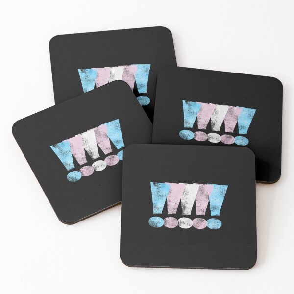 Item preview, Transgender Pride Exclamation Points designed and sold by Patrick Hiller.