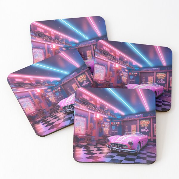 Item preview, Neonopolis Futuristic Mercedes Design designed and sold by SpicyGraphicArt.