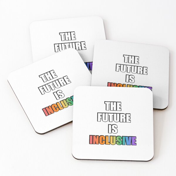 Item preview, The Future Is Inclusive - Gay Pride Rainbow designed and sold by Inspirationmotivation.
