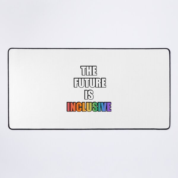 Item preview, The Future Is Inclusive - Gay Pride Rainbow designed and sold by Inspirationmotivation.