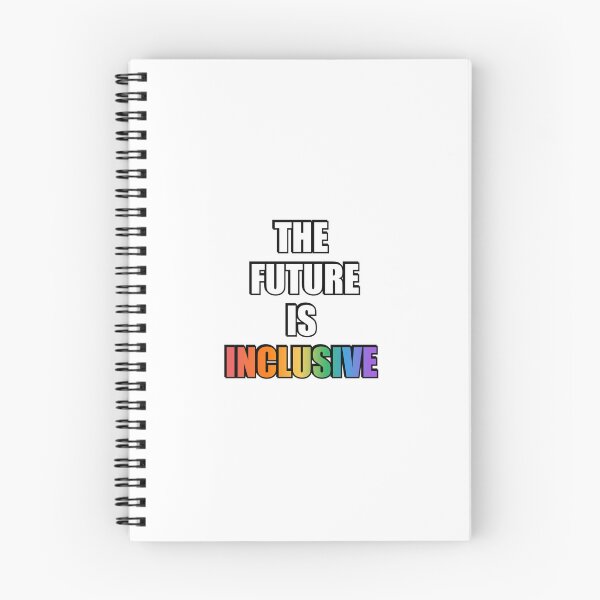 Item preview, The Future Is Inclusive - Gay Pride Rainbow designed and sold by Inspirationmotivation.