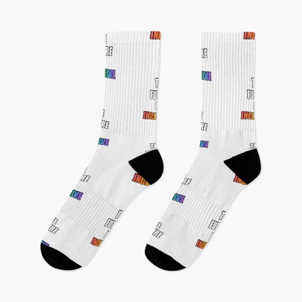 Item preview, The Future Is Inclusive - Gay Pride Rainbow designed and sold by Inspirationmotivation.