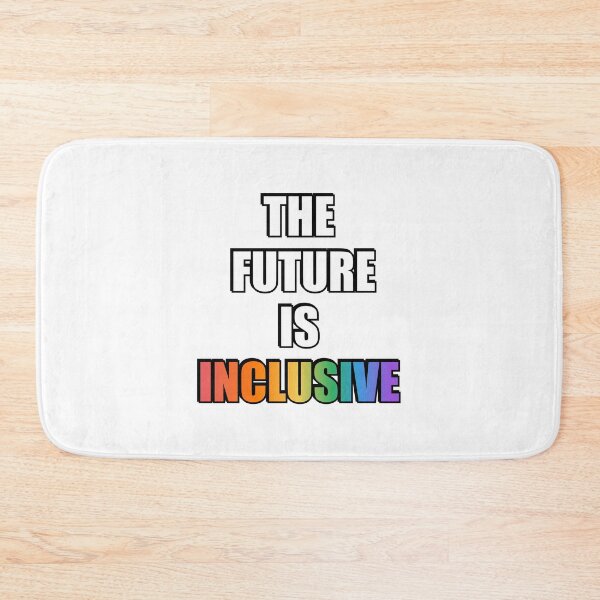 Item preview, The Future Is Inclusive - Gay Pride Rainbow designed and sold by Inspirationmotivation.