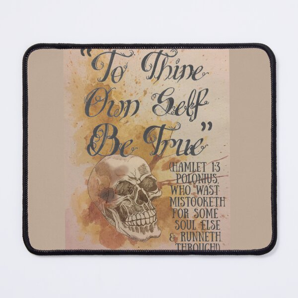 Item preview, Vintage "To Thine Own Self Be True" - Polonius' Sage Advice, A Cautionary Tale! designed and sold by ESIKCreates.