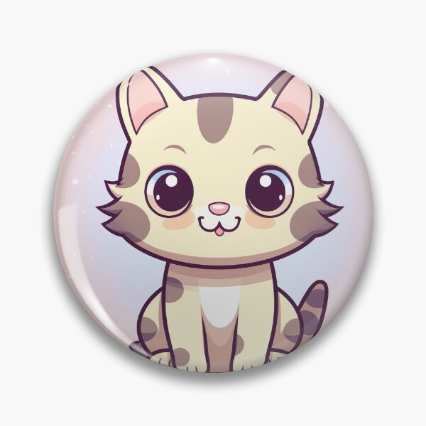 Artikelvorschau, Adorable Little Cat on Pink Background - Sweetness and Cuteness entworfen und verkauft von Neuronexia.