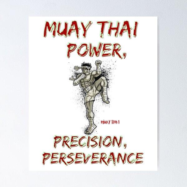 Item preview, Muay thai power, precision,perseverance designed and sold by rbcc.