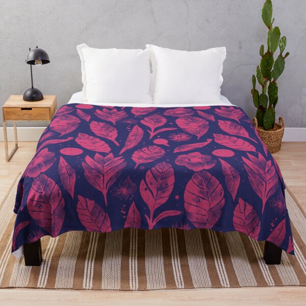 Item preview, Hot Pink Floral Botanical Pattern designed and sold by Sarah Wainwright.