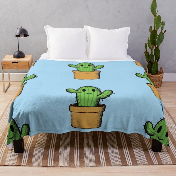 Item preview, Happy Cacti Cute Cactus Vintage Grunge Illustrated designed and sold by Cayden Colias.