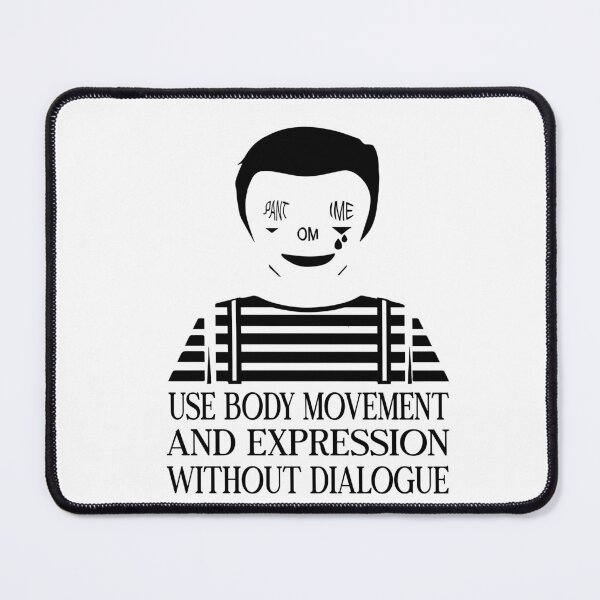 Item preview, Best Mime Artist Quote Art of Silence designed and sold by saadabs.