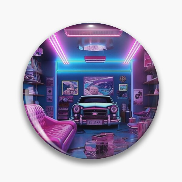 Item preview, Neonopolis futuristic atmosphere design designed and sold by SpicyGraphicArt.