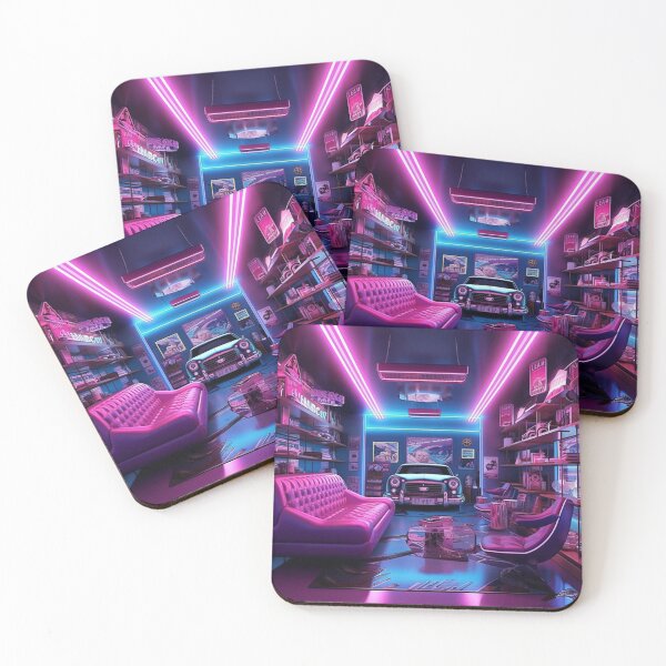 Item preview, Neonopolis futuristic atmosphere design designed and sold by SpicyGraphicArt.