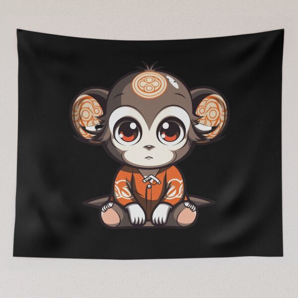 Item preview, Cute KawaiiMadness Kawaii Monkey designed and sold by KawaiiMadness7.