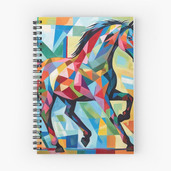Item preview, Multicolored Horse Painting designed and sold by Neuronexia.