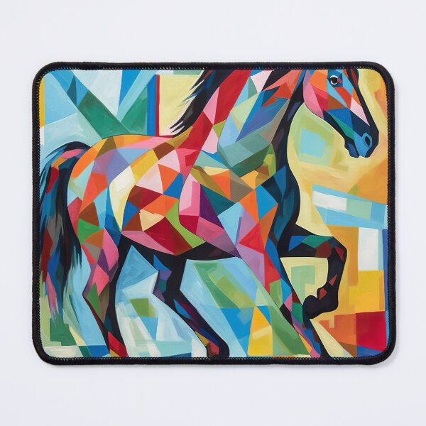 Item preview, Multicolored Horse Painting designed and sold by Neuronexia.