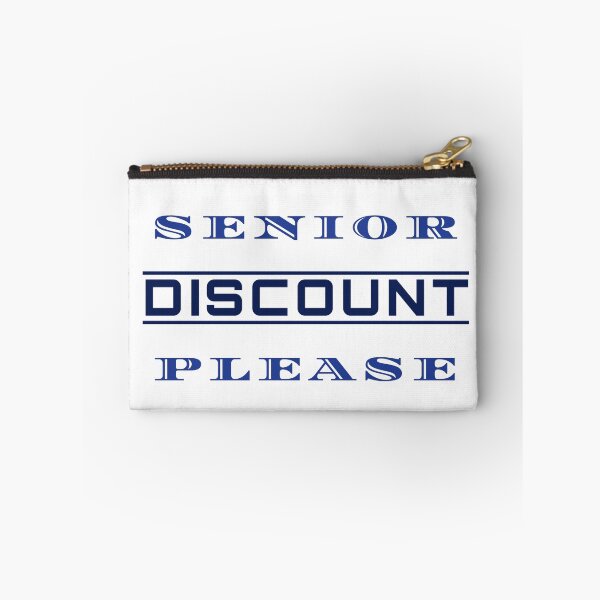 Item preview, Senior discount please designed and sold by OUBLACK.
