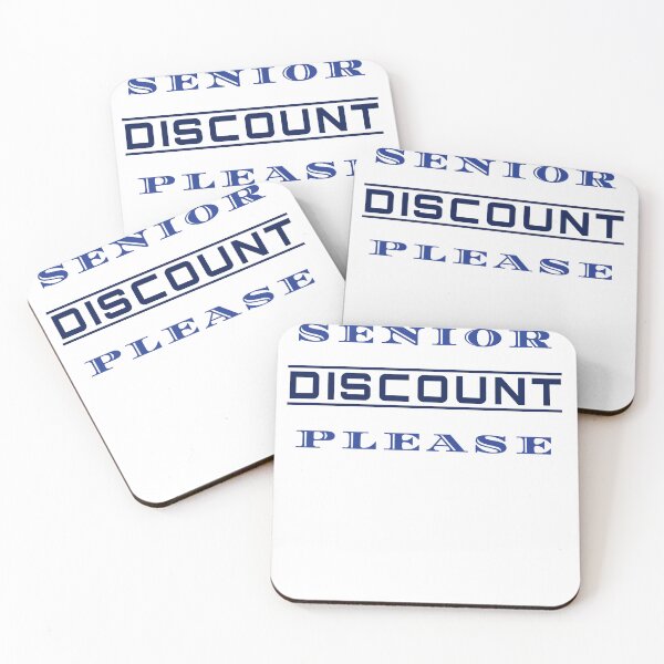 Item preview, Senior discount please designed and sold by OUBLACK.
