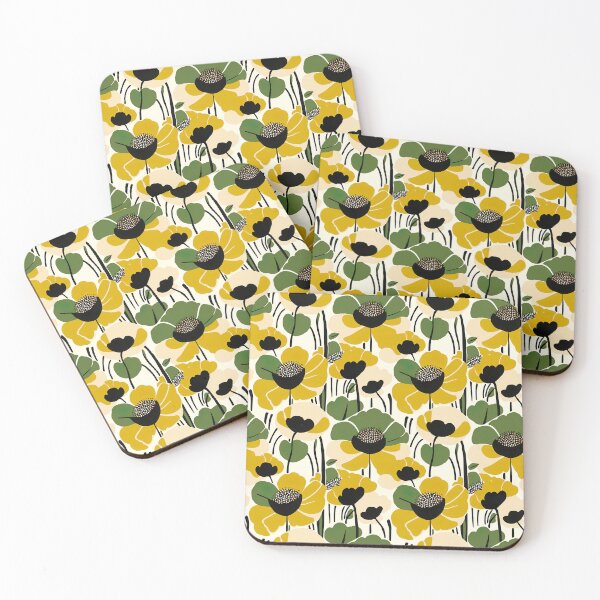 Item preview, Poppies Field Floral Print 6 designed and sold by DesignHausArt.
