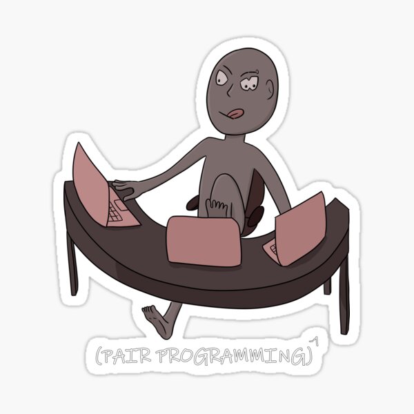 Item preview, Pair programming designed and sold by orangejuice10.