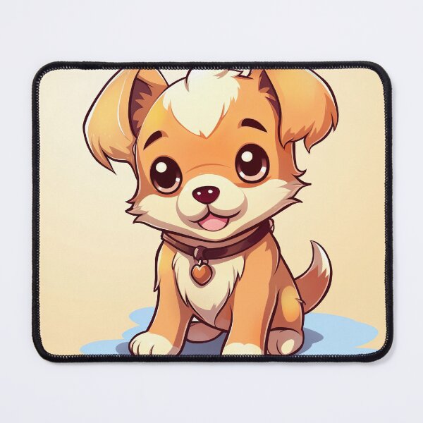 Artikelvorschau, Adorable Little Brown Puppy - Sweetness and Playfulness entworfen und verkauft von Neuronexia.