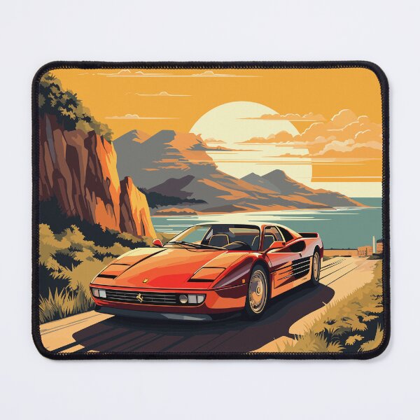 Item preview, Ferrari Testarossa at Sunset designed and sold by ChelaDesigns.