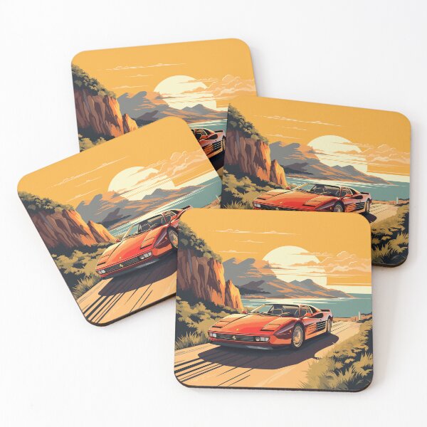 Item preview, Ferrari Testarossa at Sunset designed and sold by ChelaDesigns.