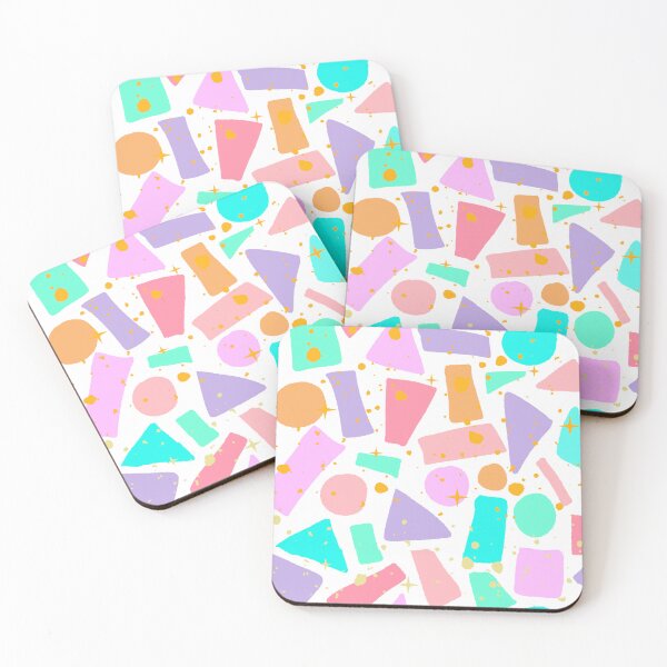 Item preview, Geometric shapes pattern in pastel colours designed and sold by TheRightHonMP.