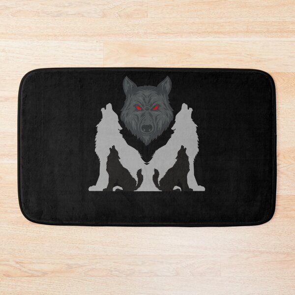 Item preview, Unique Wolf with red eyes designed and sold by kocakashop.