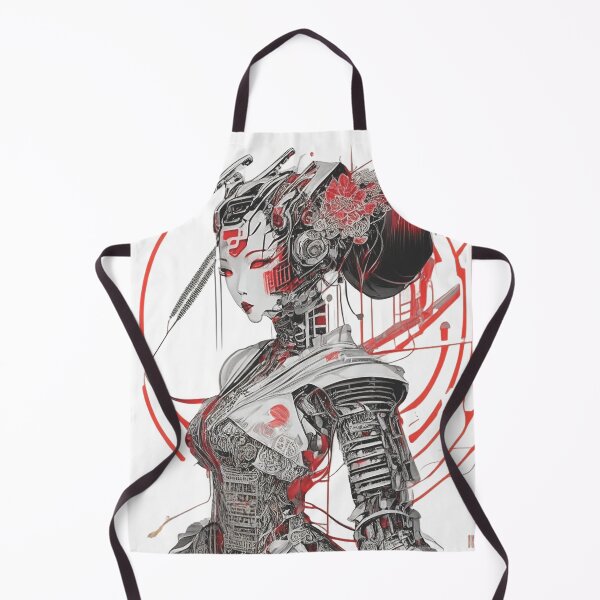 Item preview, Geisha Cyborg Futuristic Terminator designed and sold by nerdland.