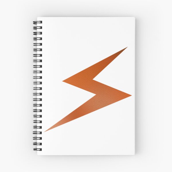 Item preview, Rustic Orange Lightning Bolt  designed and sold by savdesigns623.
