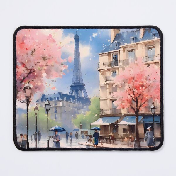 Item preview, A paris city scape in watercolor designed and sold by jmstechnical.