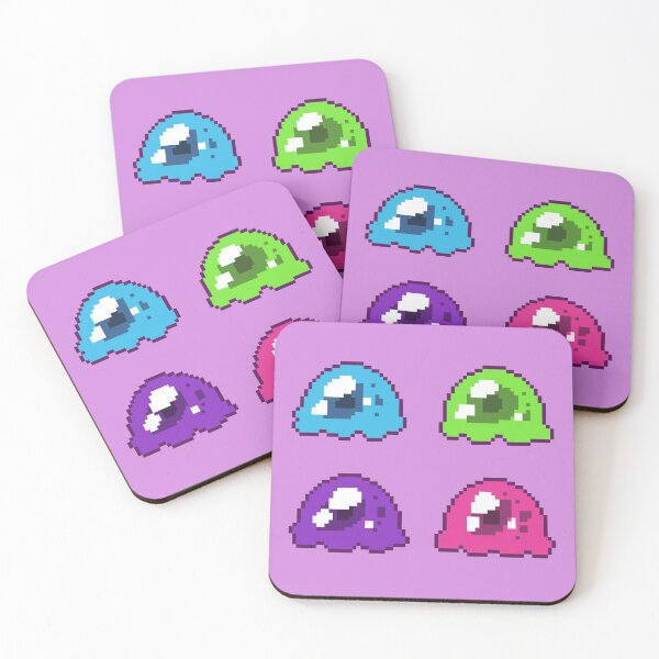 Item preview, Assorted Slimes Pixel Art designed and sold by Kaiko-Roku.