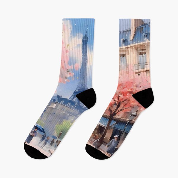 Item preview, A paris city scape in watercolor designed and sold by jmstechnical.
