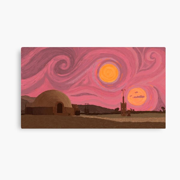 Item preview, Starry Night Tatooine Landscape  designed and sold by izzybury.