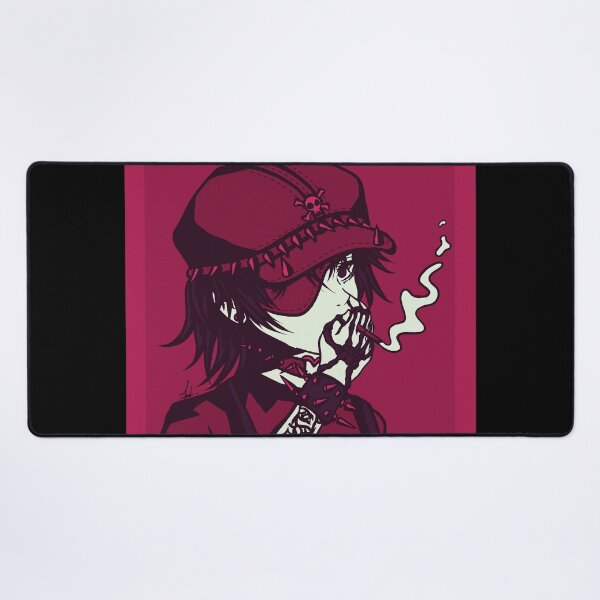 Item preview, Anime girl smoking designed and sold by 1art99.