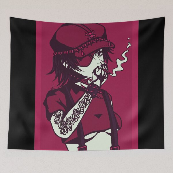 Item preview, Anime girl smoking designed and sold by 1art99.