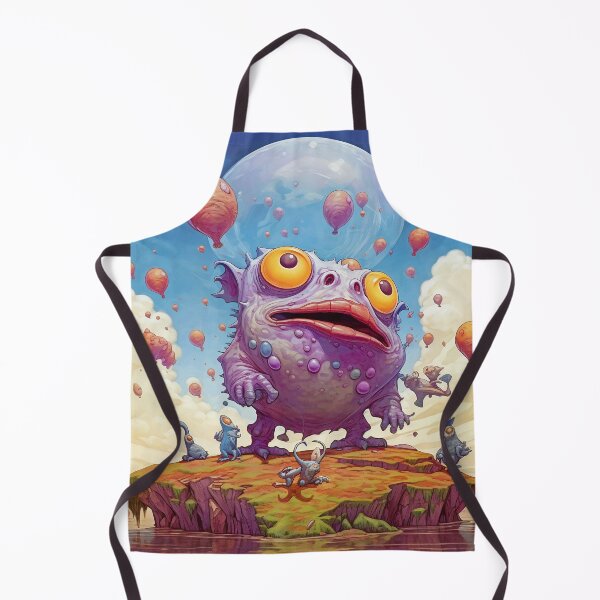 Item preview, Surprised purple alien monster designed and sold by Rebelka.