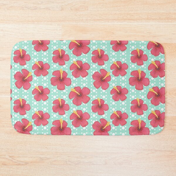 Item preview, Red Hibiscus Flower - Watercolor designed and sold by IridescentSea.