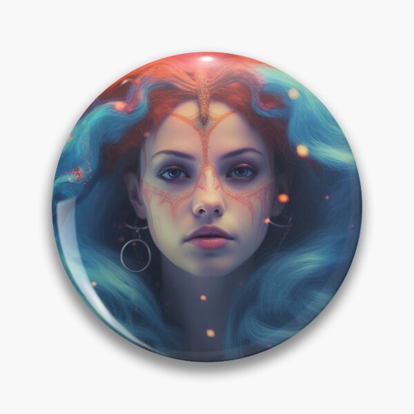 Item preview, Aquarian Rhapsody: Embracing Cosmic Waves designed and sold by Stickersbytommy.