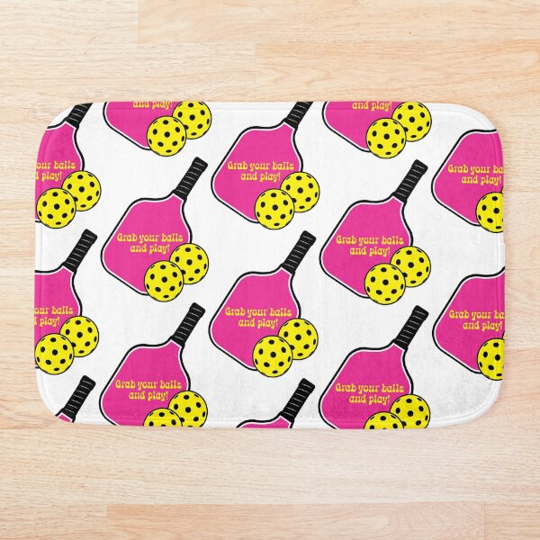 Aperçu de l'œuvre SAISISSEZ VOS BALLES ET JOUEZ AU PICKLEBALL ROSE créée et vendue par RiloDesignCo13.