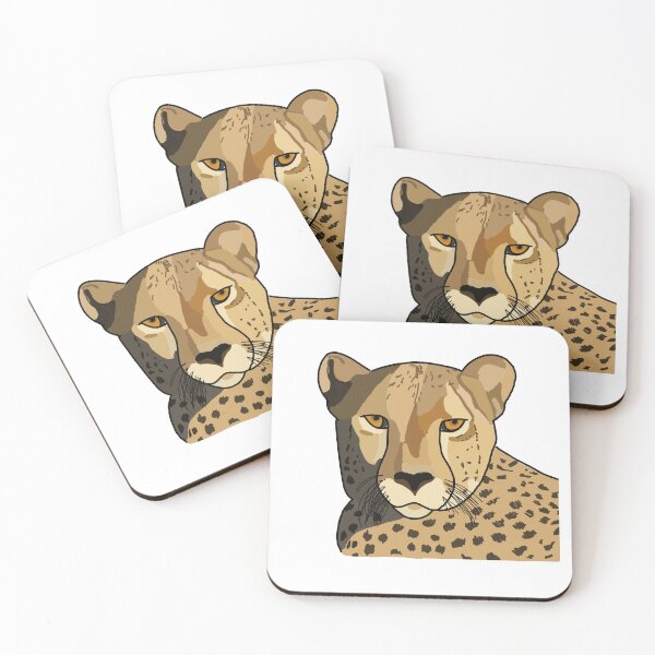 Item preview, Hand drawn Cheetah with the look designed and sold by TraceyWatches.