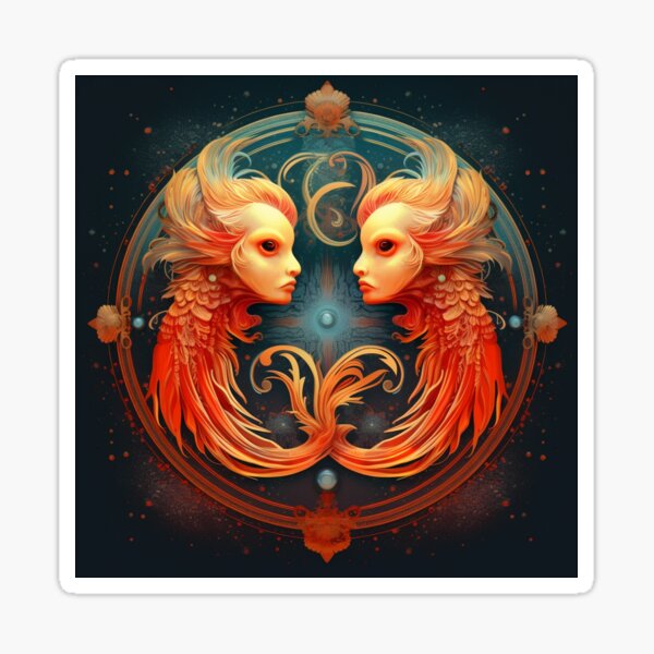 The Pisces Constellation Sticker