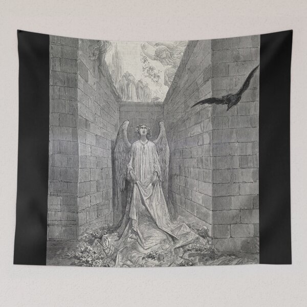 Item preview, The Raven - Edgar Allan Poe, Gustave Dore designed and sold by forgottenbeauty.
