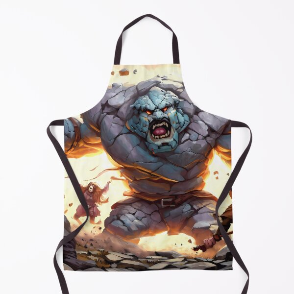Item preview, A rock giant fights some adventurers  designed and sold by jmstechnical.