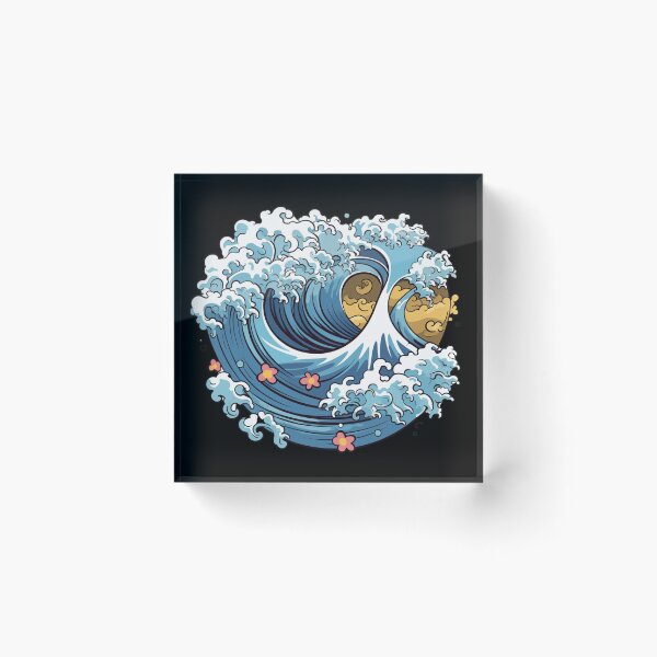 Item preview, Cute KawaiiMadness Kawaii Ocean Wave designed and sold by KawaiiMadness7.